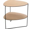 Table d'appoint Curve Double, Chêne