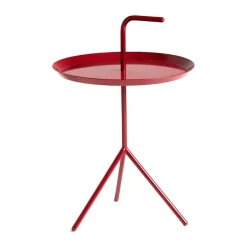 Table d'appoint DLM Ø38 cm, Cherry red high gloss