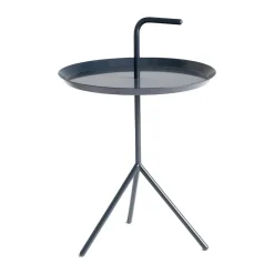 Table d'appoint DLM Ø38 cm, Deep blue high gloss