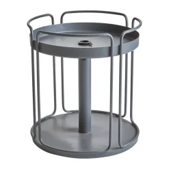 Table d'appoint et pied de parasol Shady, Anthracite