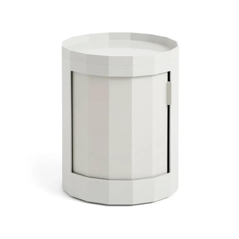 Table d'appoint Facet Cabinet 100, Misty grey