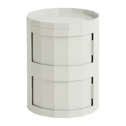 Table d’appoint Facet Cabinet 20, Misty grey