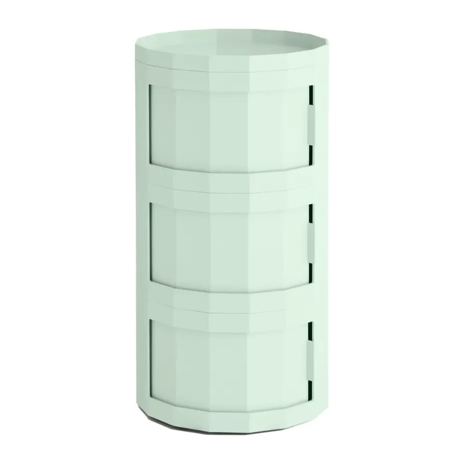 Table d’appoint Facet Cabinet 30, Soft mint