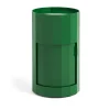 Table d'appoint Facet Cabinet high pieds/roues 66 cm, Spinach green