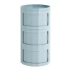 Table d’appoint Facet Cabinet 30, Misty blue