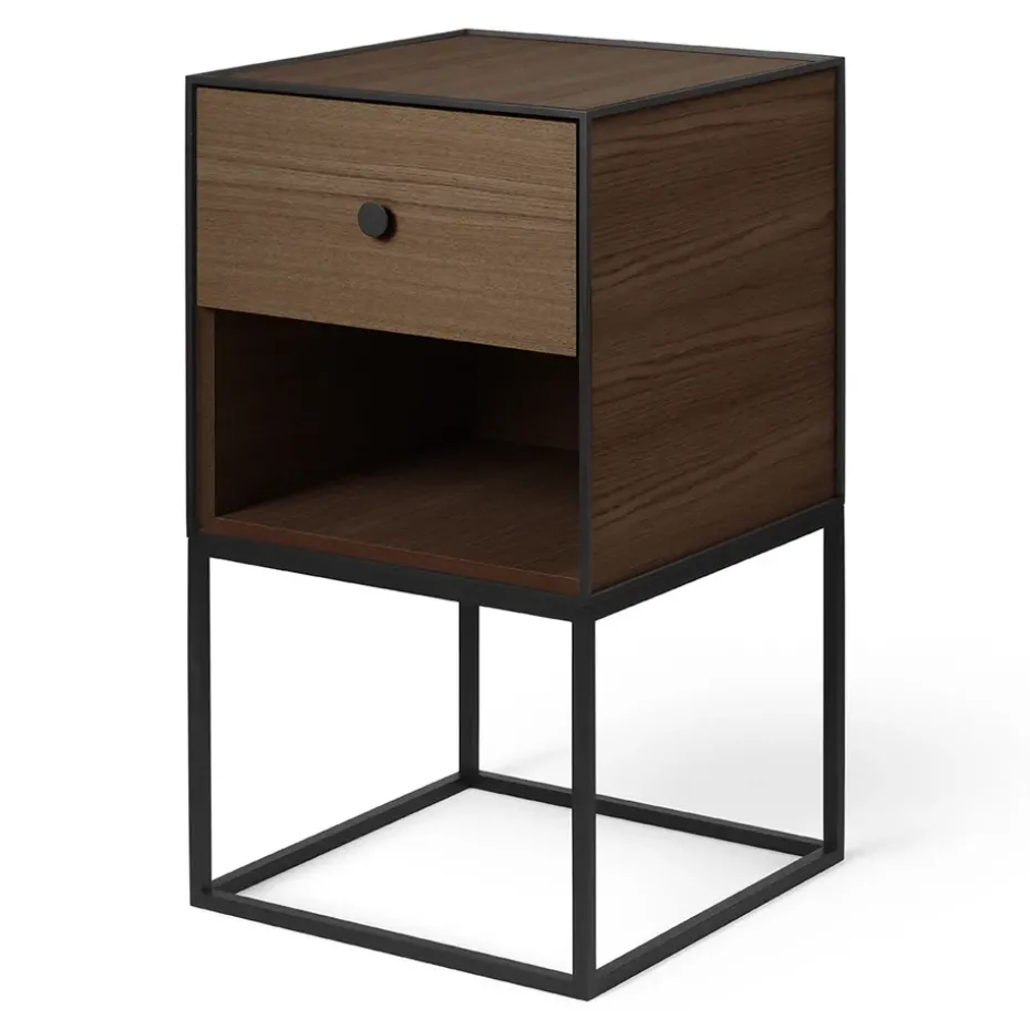 Table d'appoint Frame 35, Chêne fumé