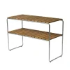 Table d'appoint Grythyttan, Chêne huilé-structure en acier avec galvanisation à chaud