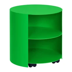 Table d'appoint Hide Ø38x41 cm, Pure green textured
