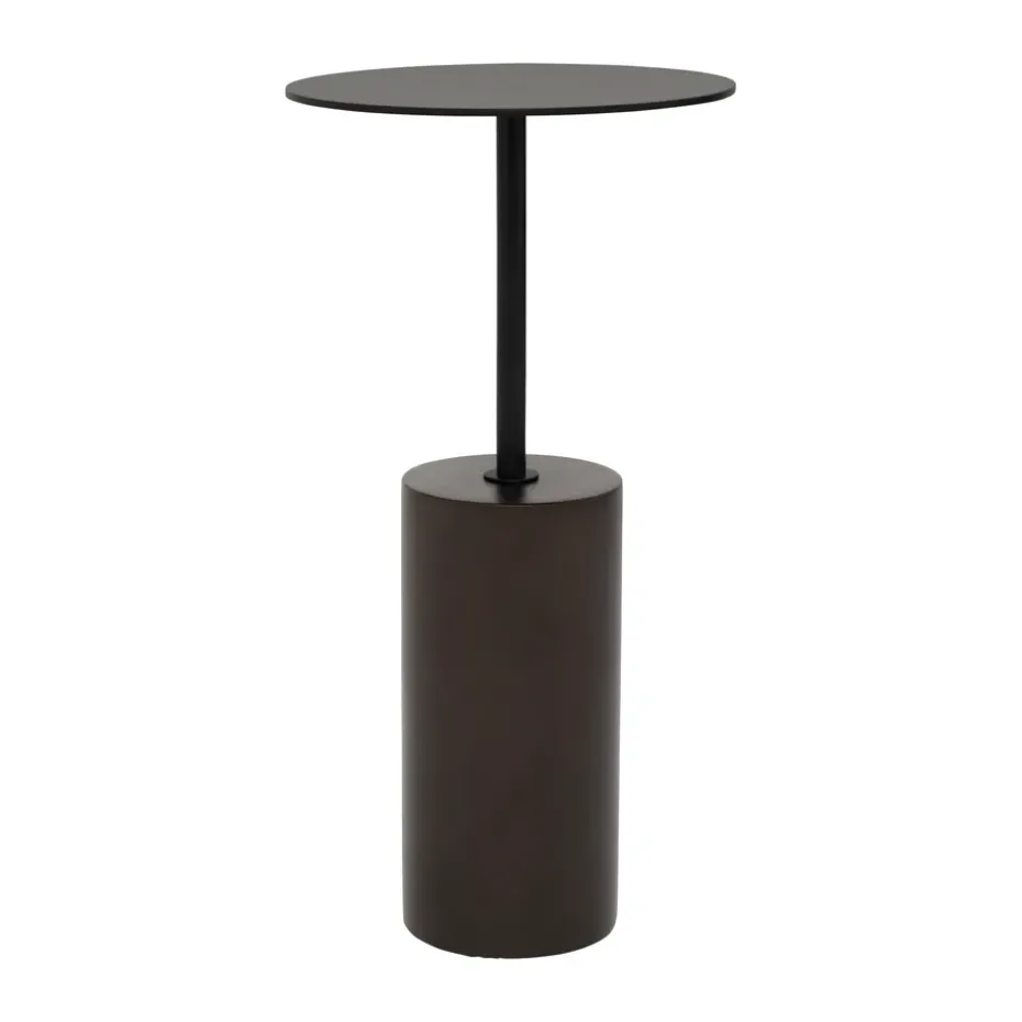 Table d'appoint Macy A ⌀55 cm, Bois de manguier