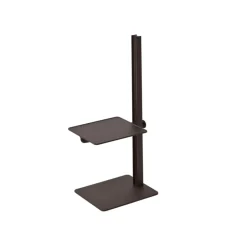 Table d'appoint Museum, marron foncé