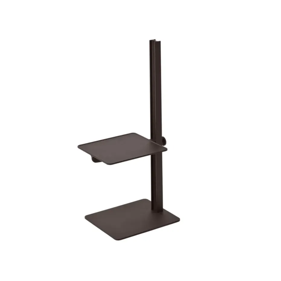 Table d'appoint Museum, marron foncé