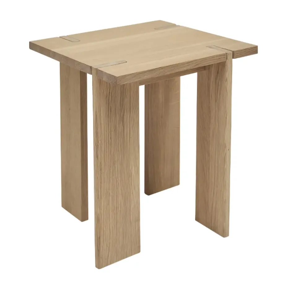 Table d'appoint OY Square haute 45x40x40 cm, Nature