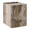 Table d'appoint Pietra 33x33x40 cm, Lively sepia