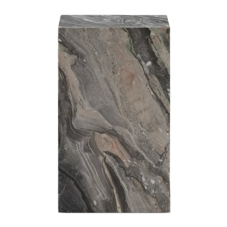 Table d’appoint Plinth tall 30x30x51 cm, Grey galaxy