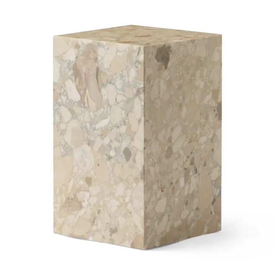 Table d’appoint Plinth tall 30x30x51 cm, Kunis Breccia