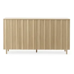 Table d'appoint Rib 45x159 cm, Chêne