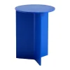 Table d'appoint Slit high Ø35 cm, Vivid blue