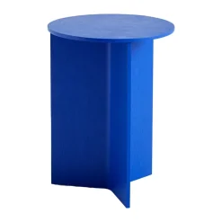 Table d'appoint Slit high Ø35 cm, Vivid blue