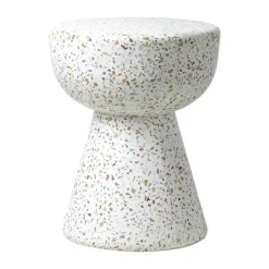 Table d'appoint Terrazzo Ø35 cm, Terrazzo multicolour