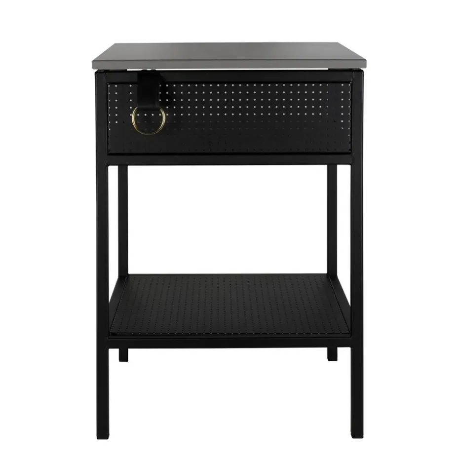 Table d’appoint Tracy, orientée vers la gauche, noir