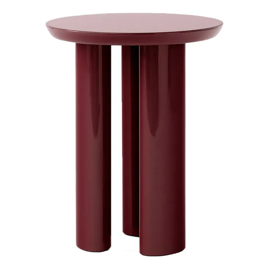 Table d'appoint Tung JA3, bordeaux