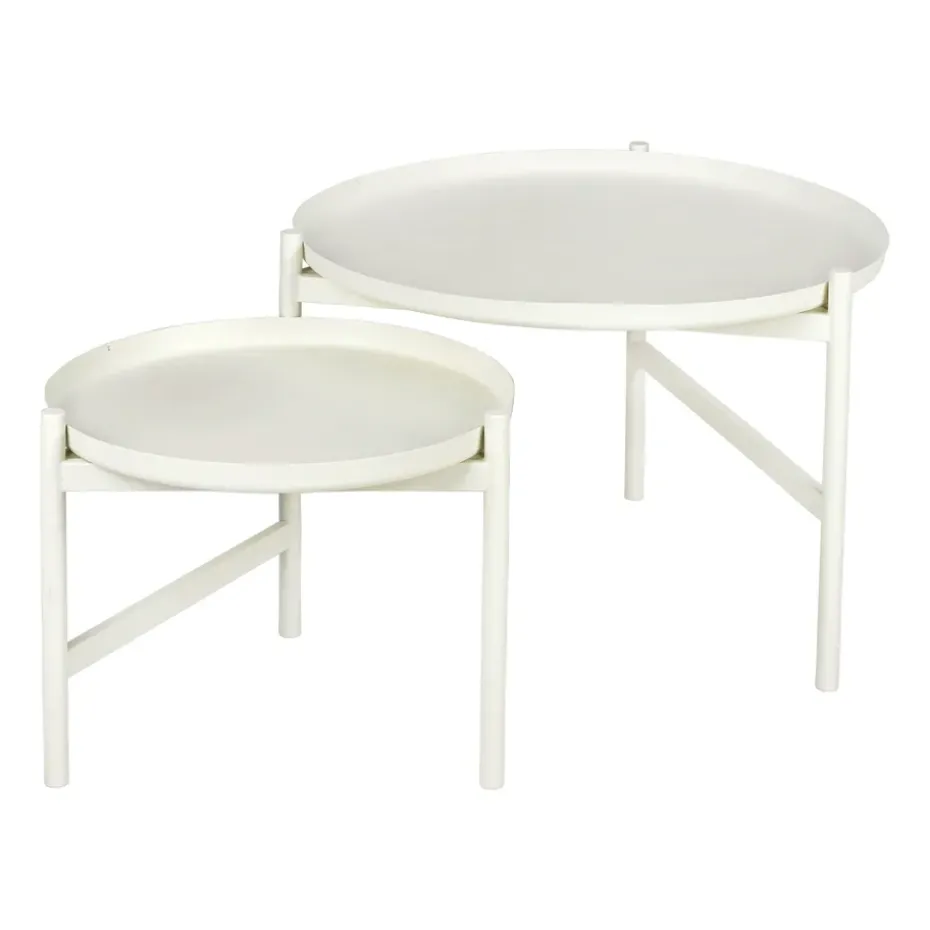 Table d'appoint Turner table Ø70 cm, White
