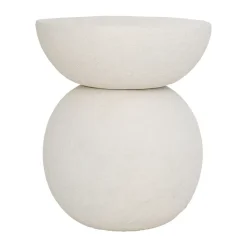 Table d'appoint Umi Ø37x44 cm, Off white