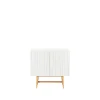 Table d'appoint Vass 60 90, white, chêne blanc p2 support