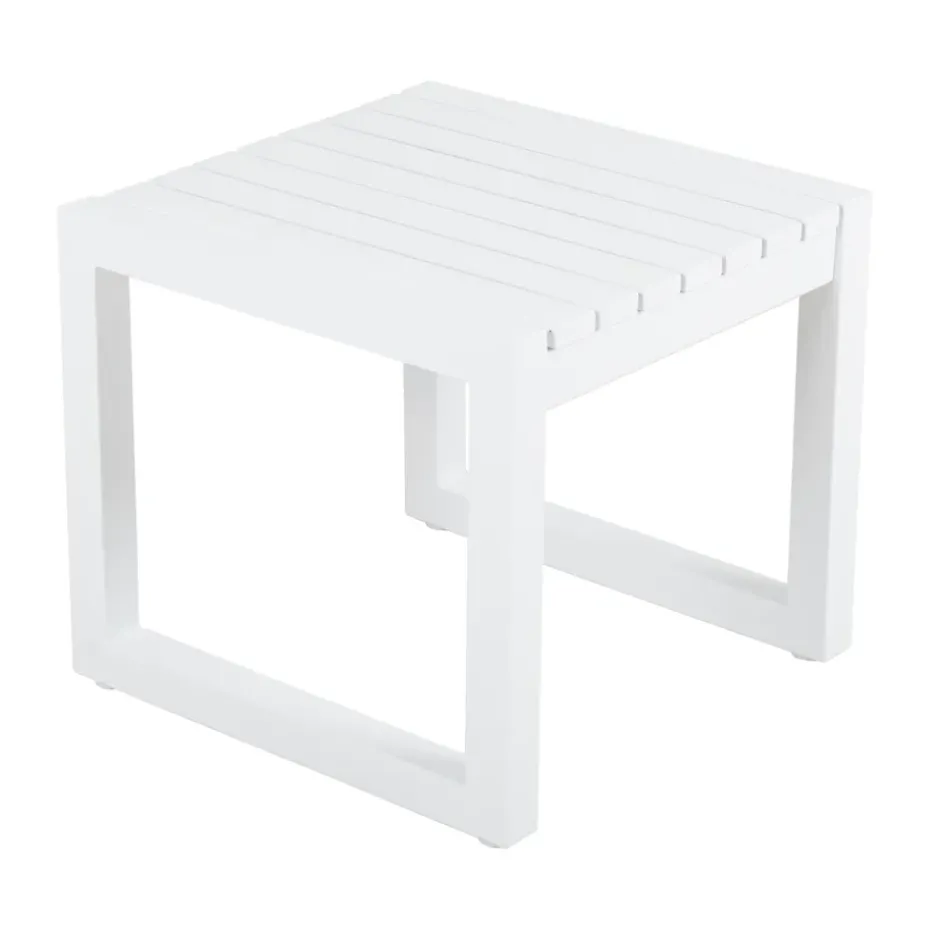 Table d'appoint Vevi, Blanc