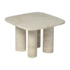 Table d'appoint Volos S 52x52 cm, Travertine