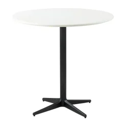Table de café Drop Ø80 cm, White-lava grey