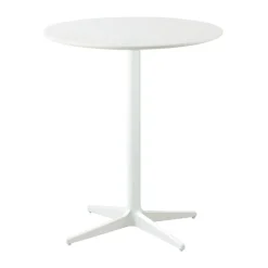 Table de café Drop Ø60 cm, White-white