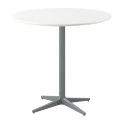 Table de café Drop Ø60 cm, White-light grey