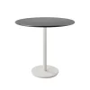Table de café Go Ø80 cm, Lava grey-white