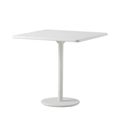 Table de café Go 75x75 cm, White-white