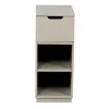 Table de chevet Aoko 72 cm 1 tiroir, Beige