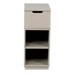 Table de chevet Aoko 72 cm 1 tiroir, Beige