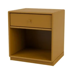 Table de chevet Dream, amber, socle 3 cm