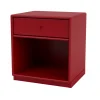 Table de chevet Dream, beetroot 165, socle 3 cm