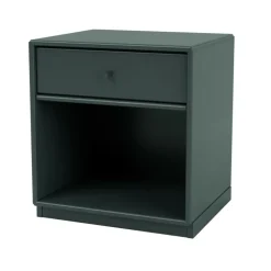 Table de chevet Dream, black jade 163, socle 3 cm
