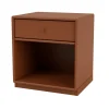 Table de chevet Dream, hazelnut 146, socle 3 cm