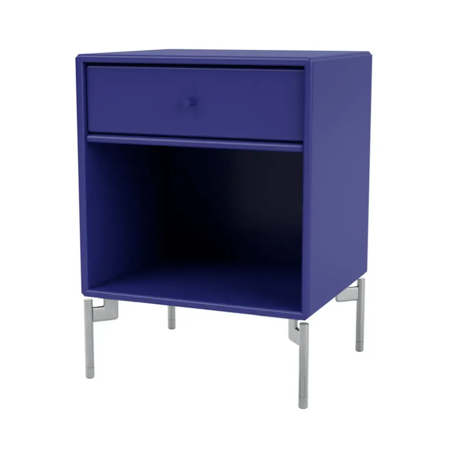 Table de chevet Dream, monarch 135, pieds chromés