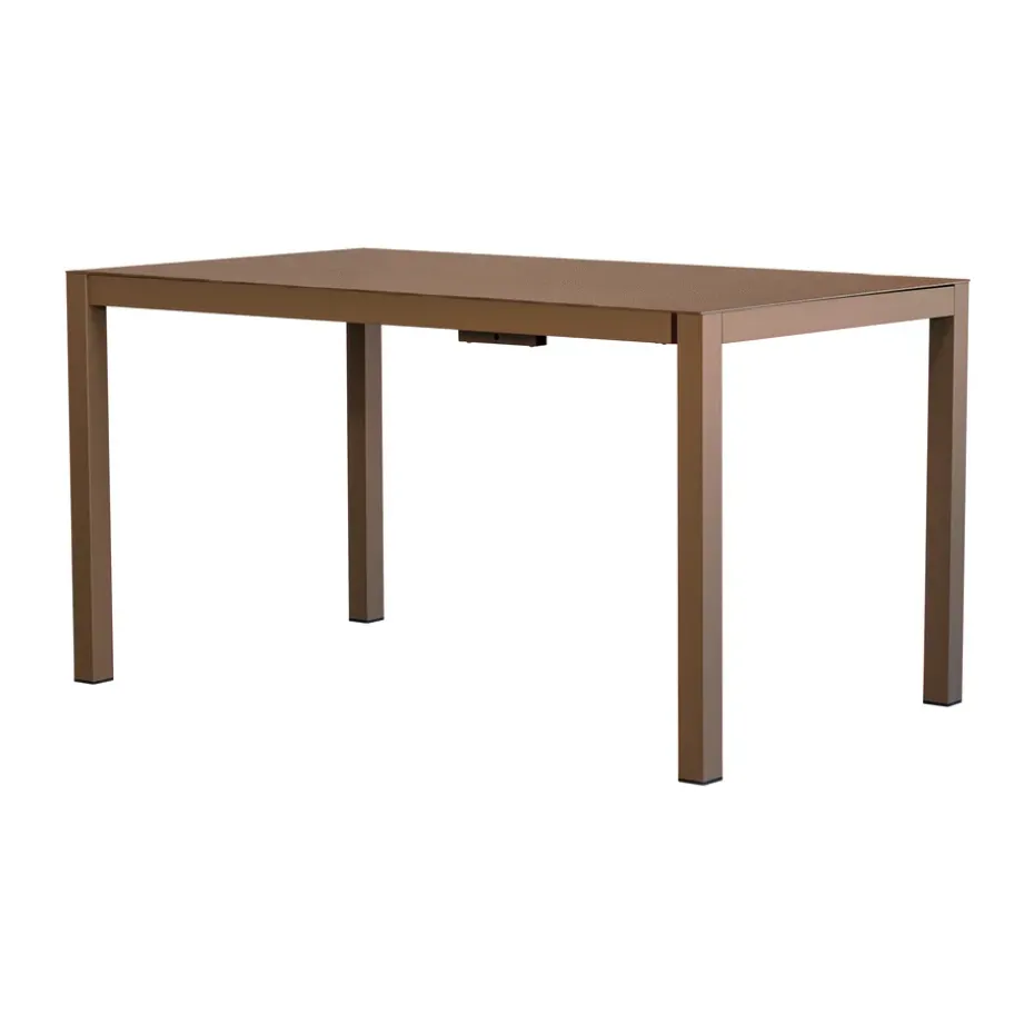 Table de salle à manger extensible Aria 140-200 cm, Rouille