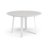 Table Divido Ø120 cm, Frêne laminé blanc