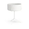 Table Drum, blanc, pot