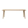 Table In Between SK5, Chêne laqué transparent