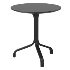 Table Lamino 49 cm, hêtre taché de noir