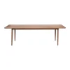 Table Miss Holly Special Edition 235x82 cm + 1 rallonge 50 cm, Chêne Chocolat huile
