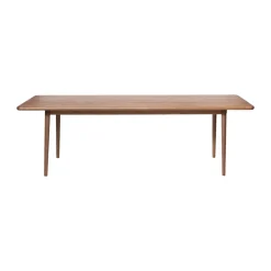 Table Miss Holly Special Edition 235x82 cm + 1 rallonge 50 cm, Chêne Chocolat huile