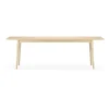 Table Miss Holly 235x100 cm, Bouleau huilé naturel, 1 rallonge
